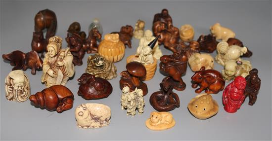 A collection of netsuke